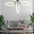 Honos 3lü Krom Plafonyer Led Avize