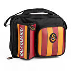 Galatasaray 2 Bölmeli Çubuklu Suni Deri Beslenme Çantası (25558)