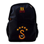 Galatasaray 3 Bölmeli 5 Yıldız Detaylı Okul Sırt Çantası (25691)