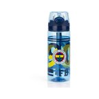 Fenerbahçe Lisanslı 500ML Pipetli Kilitli Kapaklı Mavi Su Matarası 26769