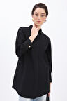 Siyah-Cepli Gömlek Tunik