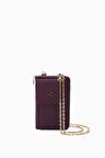 Levidor Mor Çok İşlevli Telefon Bölmeli Cüzdan
