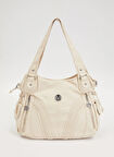 Levidor Krem Kadın Çapraz Çanta 930266