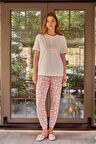Kadın Kısa Kollu Pijama Takımı