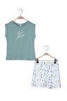 Kız Çocuk Kısa Kollu Pijama Takımı
