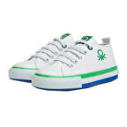 Benetton Ayakkabı Spor Patik Beyaz - Yeşil