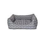 Pet Comfort Üstü Açık Beyaz - Gri Orta Irk Köpek Yatağı