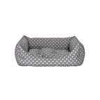 Pet Comfort Uniform S Üstü Açık Leke Tutmaz Gri Küçük Irk Köpek Yatağı