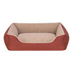 Pet Comfort Bravo Duo  Köpek Yatağı Tarçın/Bej M 75x60cm