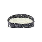 Pet Comfort Peluş Leke Tutmaz Beyaz - Siyah Küçük - Orta Irk Köpek Yatağı