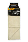 (12 Adet) Spark 2314 Bej Lazer Kesim Mikrofiber Oto Kurulama Temizlik Pasta ve Cila Bezi 40x60 cm.