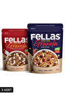 Fellas Protein Granola 2'li Mix Paket -  Hindistan Cevizi & Kakao 270g + Kırmızı Meyveli 270g