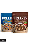 Granola 2'li - Yaban Mersini & Kuruyemişli 200 gr + Fındık & Kakaolu 200 gr