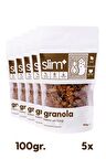 5 Paket Kakao Yer Fıstığı Glutensiz İlave Şekersiz Vegan Granola 100gr