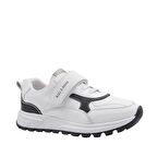 Franky Erkek Çocuk Tek Cırtlı Ayakkabı Beyaz