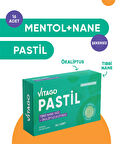 Vitago Pastil Tıbbi Nane Ve Ökaliptus Yağı İçeren 16'lı Takviye Edici Gıda