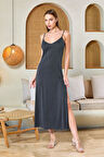 Cossy By Aqua Kadın Antrasit Elbise 25560