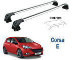 Opel Corsa E Portbagaj taşıyıcı Ara Atkısı Gri Set 2015-2019 Paw Pro 3