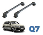 Audi Q7 Portbagaj Taşıyıcı Ara Atkısı Siyah 2016-->
