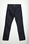 Erkek Regular Fit Normal Kesim %100 Pamuk Lacivert Jean Pantolon