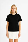 Kadın %100 Pamuk Basic T-shirt