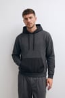 Erkek Kapüşonlu Cepli Antrasit Sweatshirt