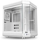 Dragos North 1x Fan USB 3.0 + Type C ATX Mid Tower  Panoramik Temperli Cam Gaming Bilgisayar Kasası Beyaz