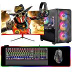 Dragos DRx6864 Ryzen 5 5500 16GB 512GB NVMe RTX3050 23.6 165Hz Curved Oyuncu Masaüstü Bilgisayarı