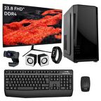 Turbox Tx5403 i5 6400 8GB DDR4 512GB M.2 NVMe SSD 23.8 inç FHD Monitör Masaüstü Ofis Bilgisayarı