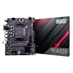 Dragos A520 D4 Sata,M2 Ddr4 4600MHz Usb 3.2 Hdmi Dp Ses G.Lan AM4 mATX Anakart