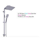 Duxxa Mirage 500 Tepe Duş Seti Krom D.132.5