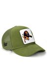 BlackBörk V1 Kids Baseball Aslan - 2 Kod Logolu Unisex Açık Yeşil Çocuk Şapka (Cap)