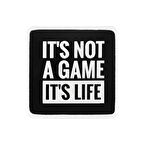 V1  It's Not A Game It's Life - 2sb Kod Logolu Unisex Siyah Bench (Patch)