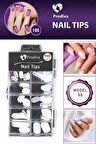 Prodiva 100'lü Kutulu Takma Tırnak - Nail Tips 58 No