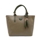 Emma El ve Omuz Çantası Yeşil Çizgili