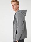 Koton Erkek Fermuarlı Kapşonlu Sweatshirt