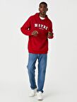 3WAM70102MK Koton Erkek Sweat KIRMIZI