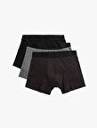 Pamuklu Basic 3'lü Boxer