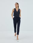 Cigarette Kumaş Pantolon Crop Düz Paça