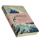Hokusai 4'lü Defter Seti 1 - Mount Fuji Series I - Çizgisiz - 64 Sayfa - 14x21cm