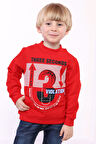 Toontoy Erkek Çocuk 3 Vıolatıon Baskılı Sweatshirt