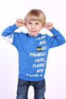 Toontoy Erkek Çocuk Ön Ve Kol Baskılı Sweatshirt