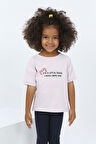 Toontoy Kız Çocuk Ayıcık Baskılı Tişört