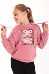 Toontoy Kız Çocuk Baskılı Sweatshirt