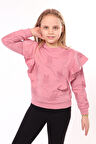 Toontoy Kız Çocuk Baskılı Sweatshirt