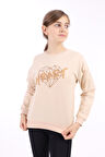 Toontoy Kız Çocuk Baskılı Sweatshirt