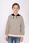 Toontoy Erkek Çocuk Çizgili Sweatshirt