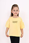 Toontoy Kız Çocuk Baskılı Tişört