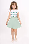 Toontoy Kız Çocuk Baskılı Etekli Takım 