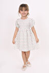 Toontoy Kız Çocuk Desenli Elbise